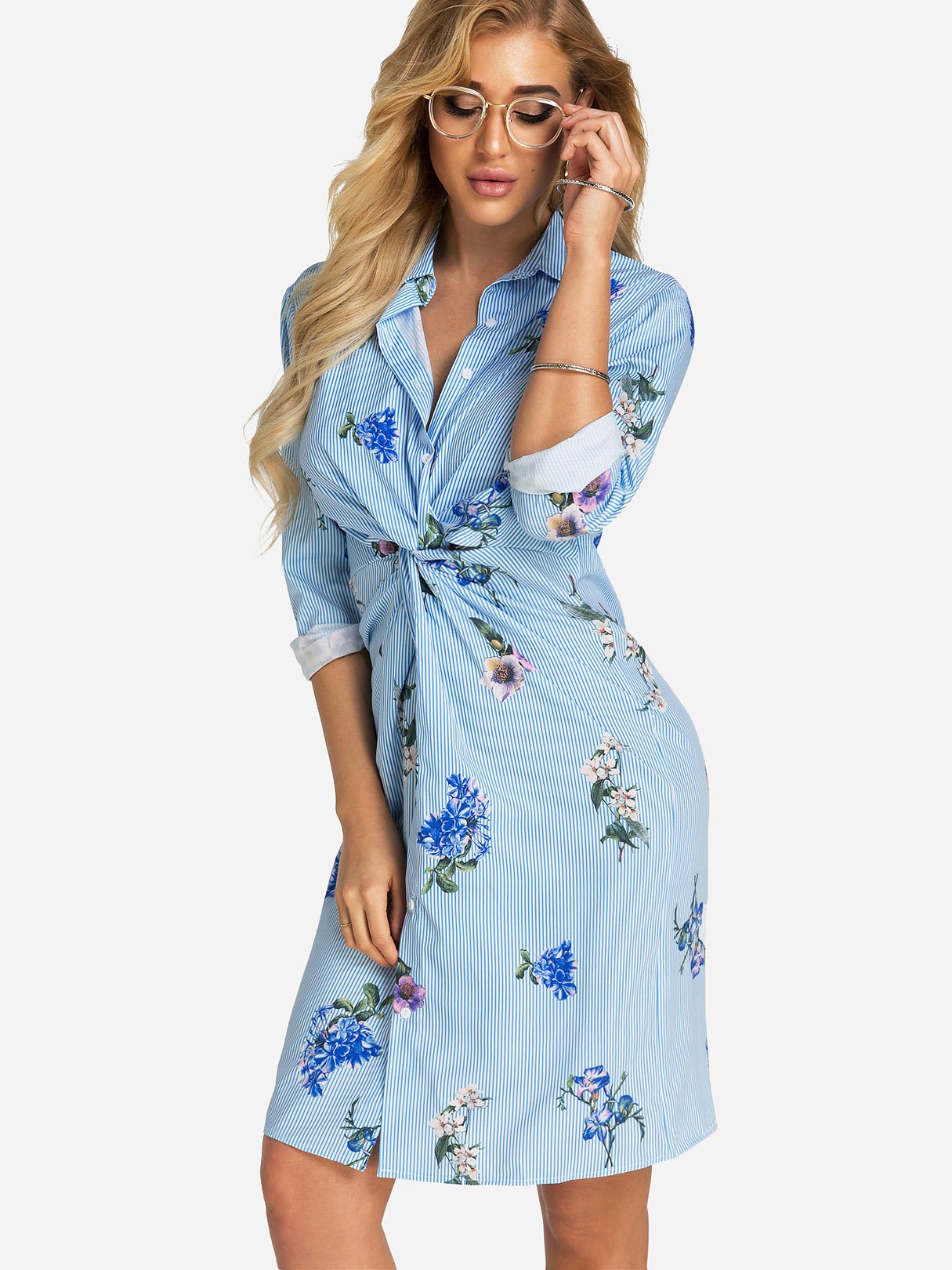 ODM Ladies Long Sleeve Dress