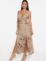 ODM Ladies Sleeveless Maxi Dress