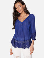 ODM Ladies 3/4 Sleeve Blouses