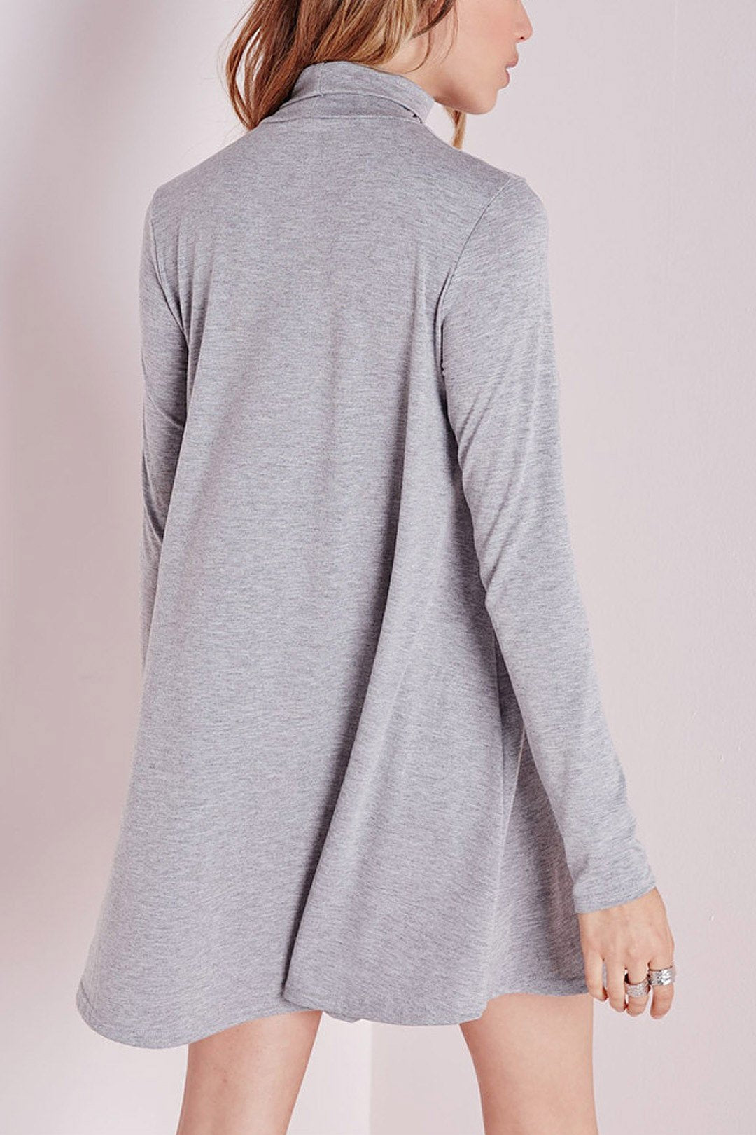NEW FEELING Womens Grey Casual Dresses