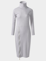 OEM Ladies Khaki Casual Dresses