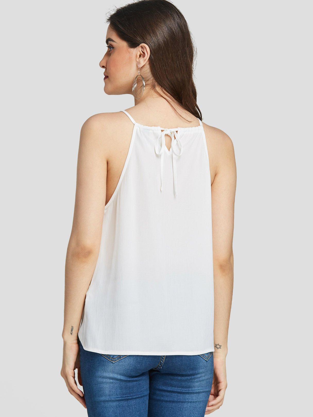 ODM Ladies Sleeveless Blouses