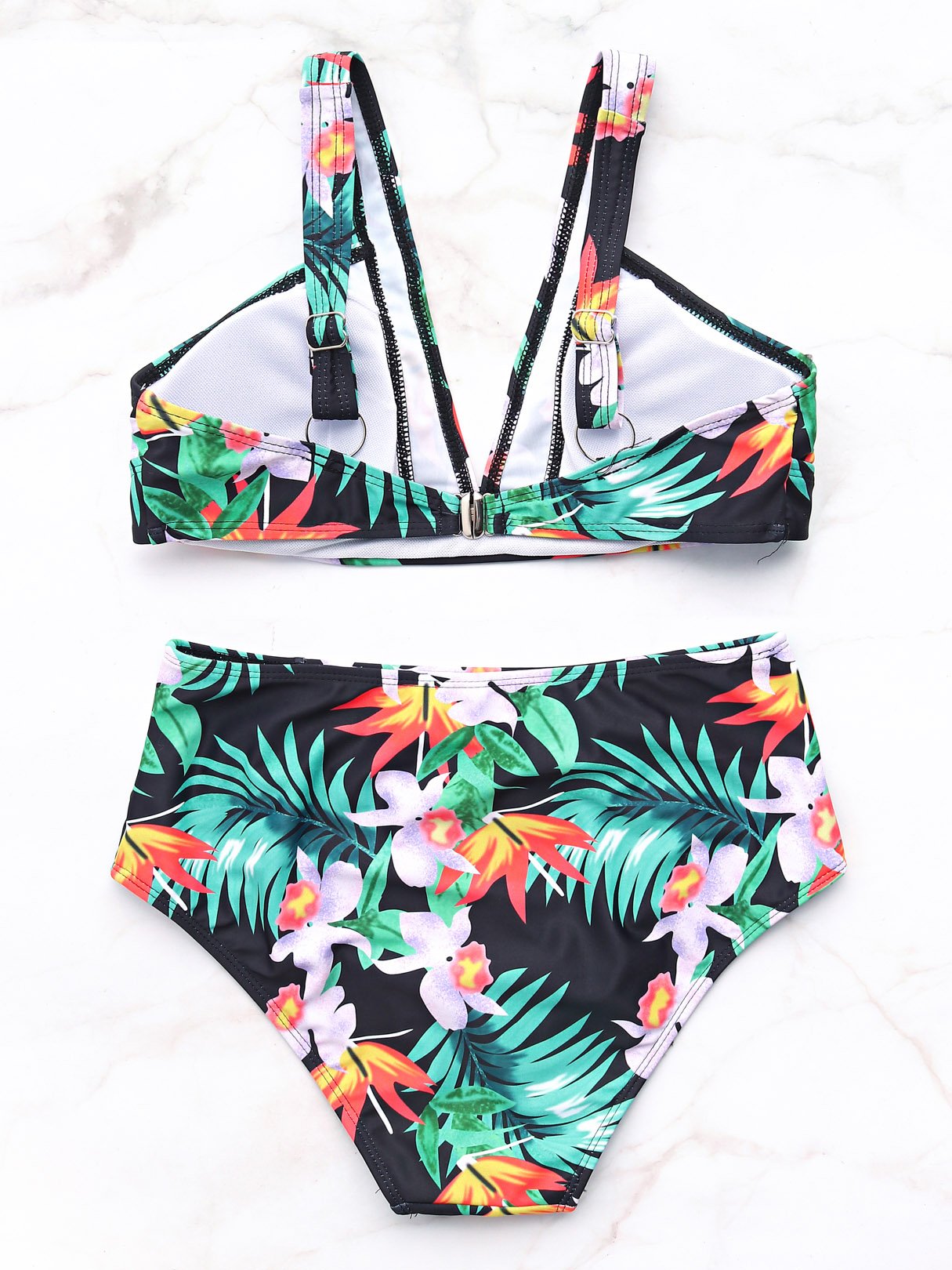 NEW FEELING Womens Floral Bikinis