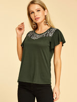 OEM Ladies Army Green T-Shirts