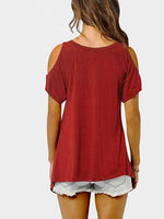 NEW FEELING Womens Red T-Shirts