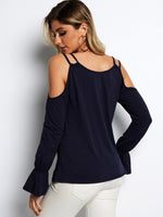 NEW FEELING Womens Navy T-Shirts
