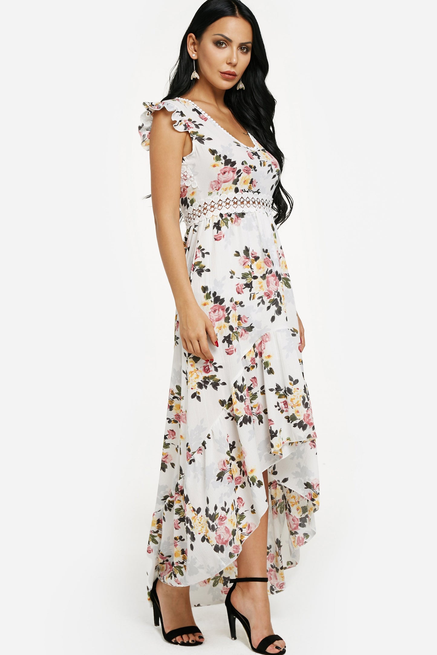 OEM Ladies White Maxi Dresses