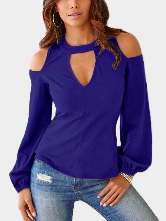 OEM ODM Ladies Blue T-Shirts