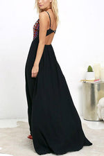 NEW FEELING Womens Black Maxi Dresses