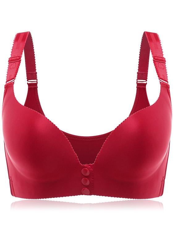 NEW FEELING Womens Red Plus Size Intimates