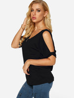 OEM Ladies Black T-Shirts