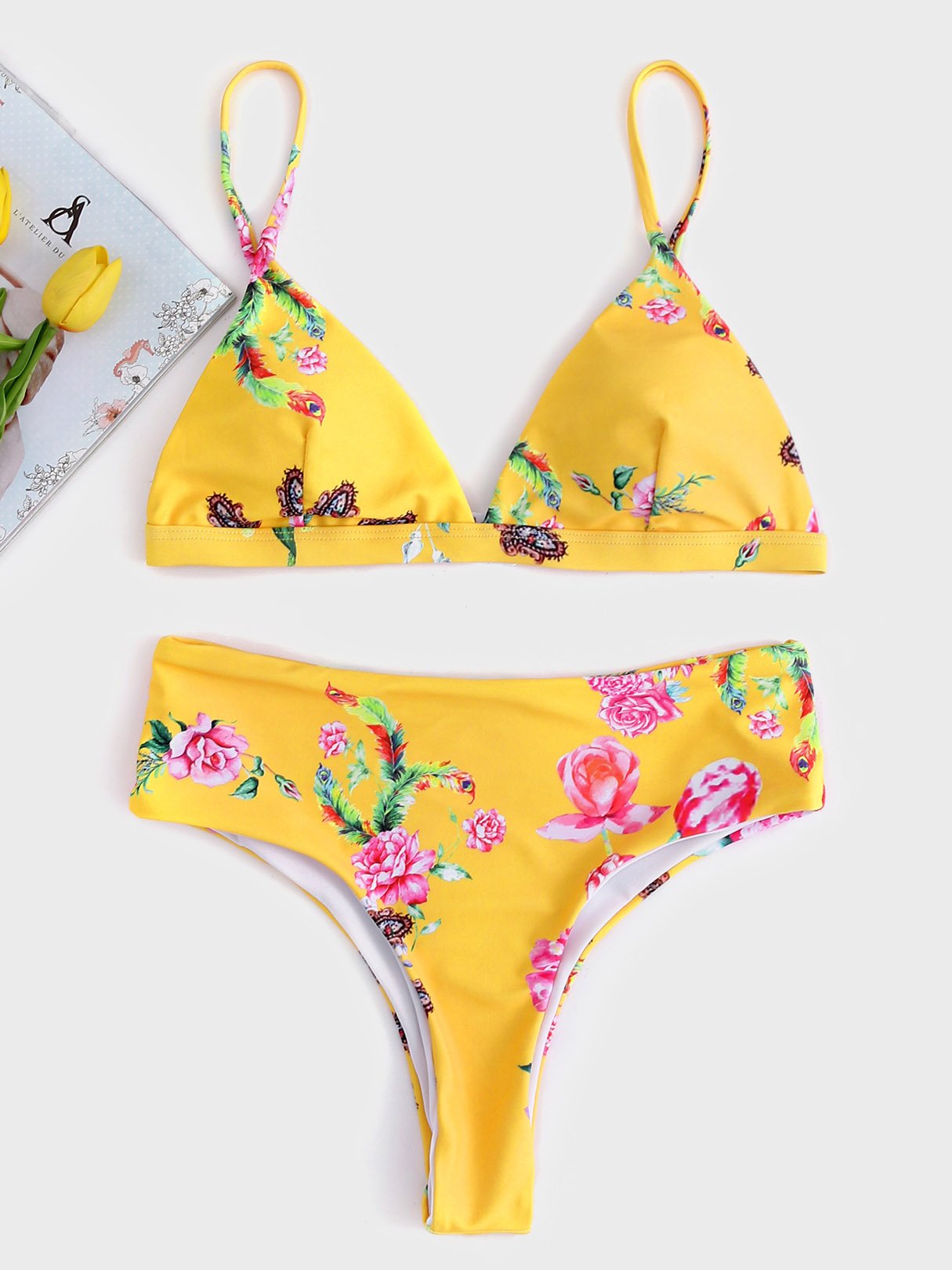 Womens Sleeveless Bikinis Set