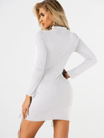 NEW FEELING Womens White Mini Dresses