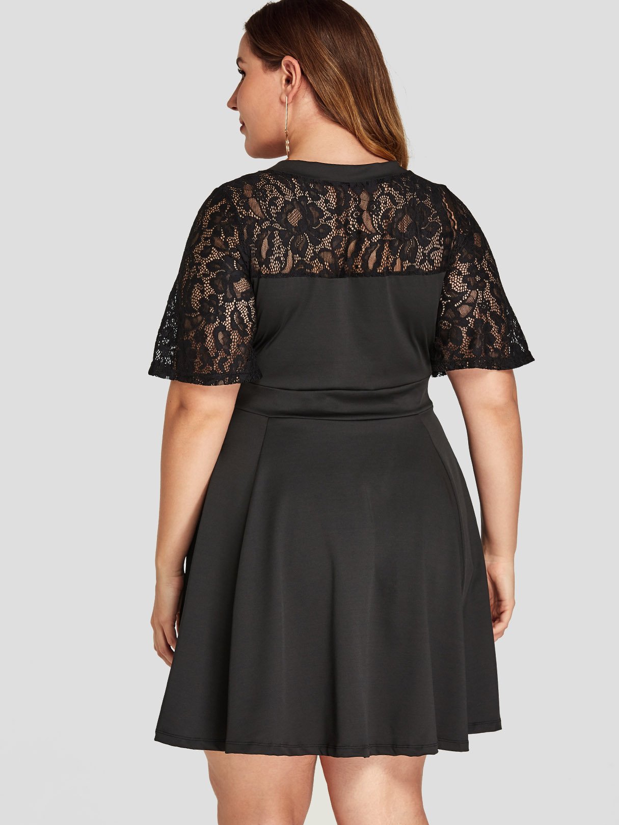 NEW FEELING Womens Black Plus Size Dresses