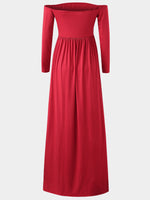NEW FEELING Womens Red Maxi Dresses