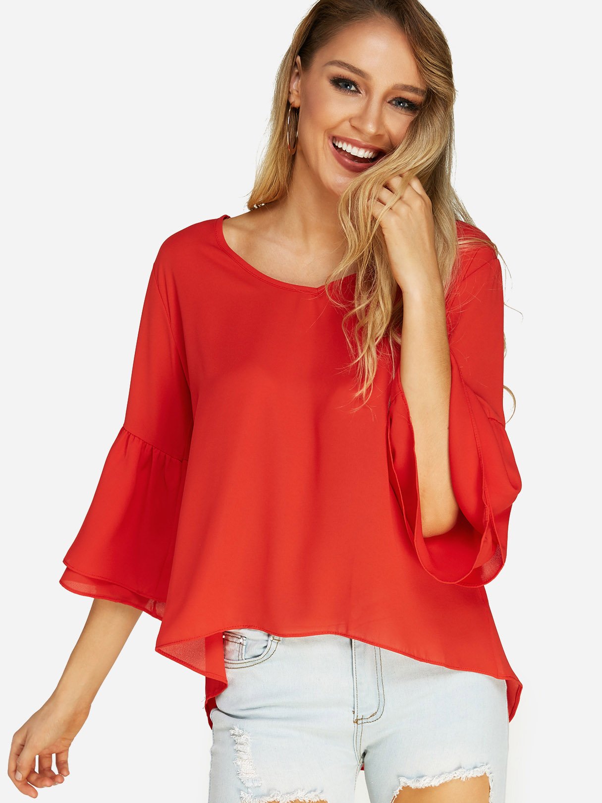 ODM Ladies 3/4 Sleeve T-Shirts