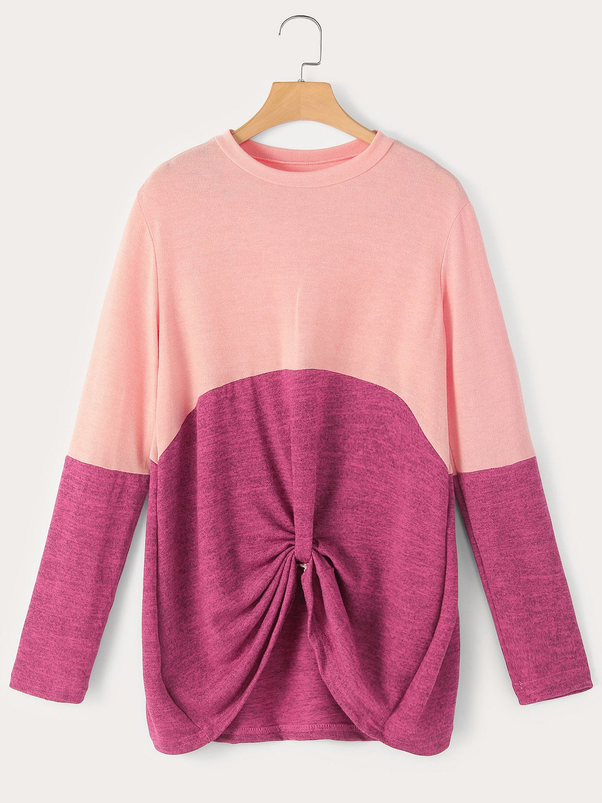 NEW FEELING Womens Pink T-Shirts