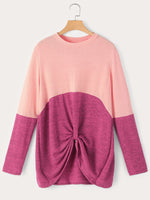 NEW FEELING Womens Pink T-Shirts