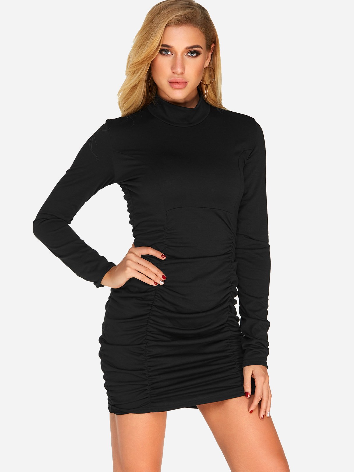 ODM Ladies Long Sleeve Mini Dress