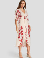 ODM Floral Chiffon Dress