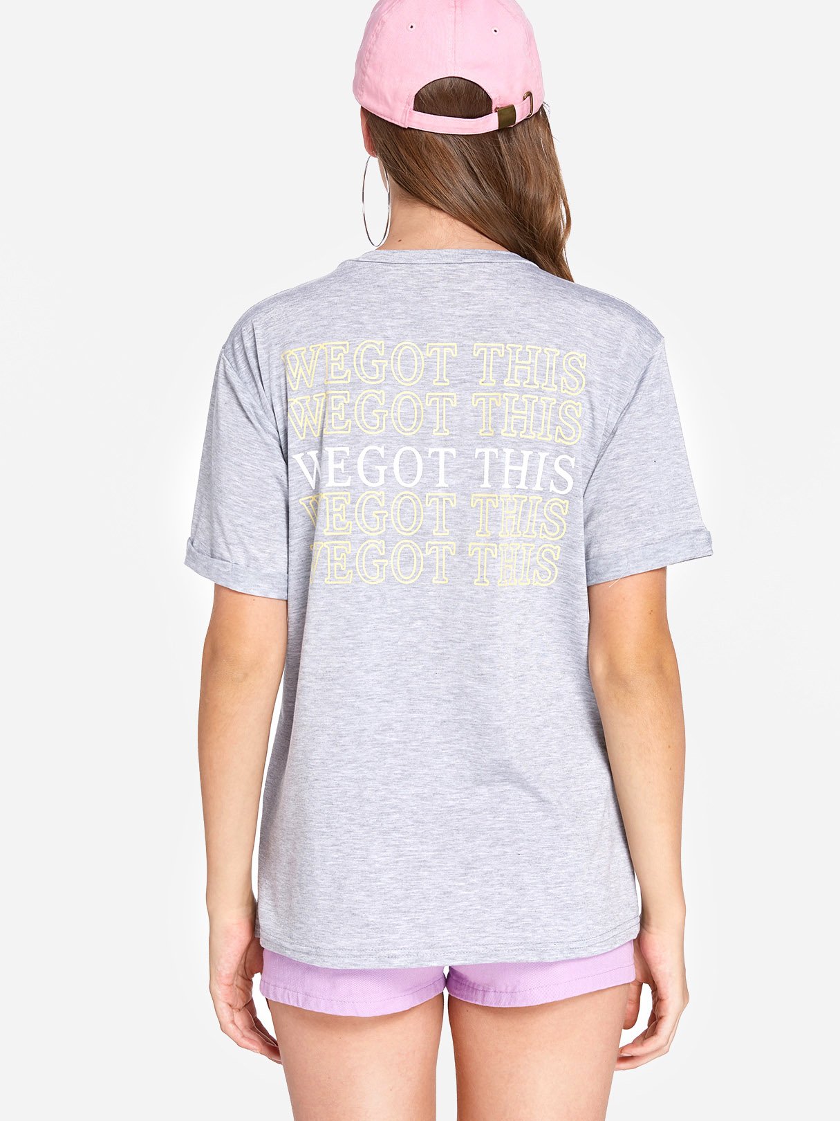 NEW FEELING Womens Grey T-Shirts