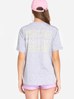 NEW FEELING Womens Grey T-Shirts