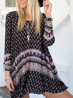ODM Ladies Long Sleeve Casual Dress