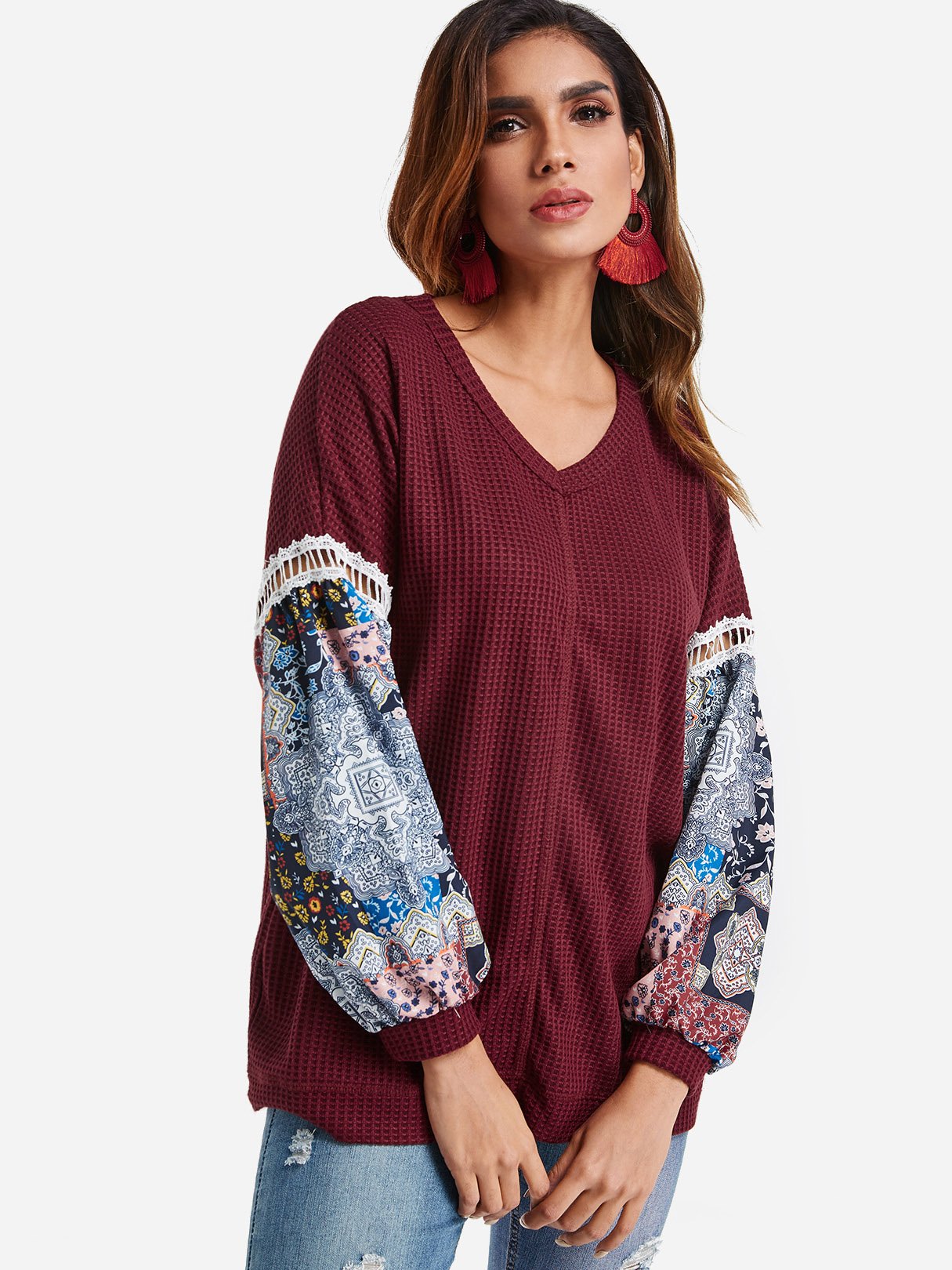 ODM Ladies Long Sleeve Top