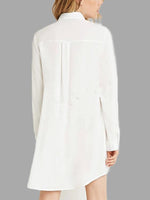 NEW FEELING Womens White Casual Dresses