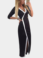 NEW FEELING Womens Black Maxi Dresses