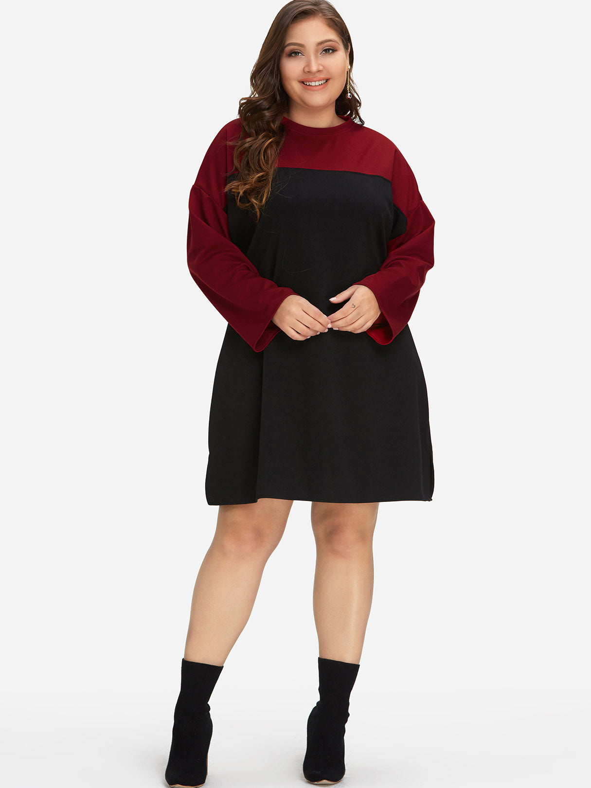 OEM ODM Womens Long Sleeve Plus Size Dress