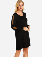 OEM Ladies Black Mini Dresses