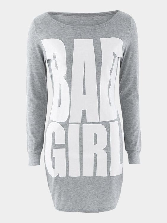 NEW FEELING Womens Grey Casual Dresses