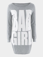 NEW FEELING Womens Grey Casual Dresses