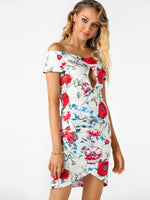ODM Ladies Short Sleeve Mini Dress