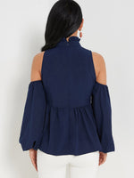 Custom Womens Long Sleeve Blouses