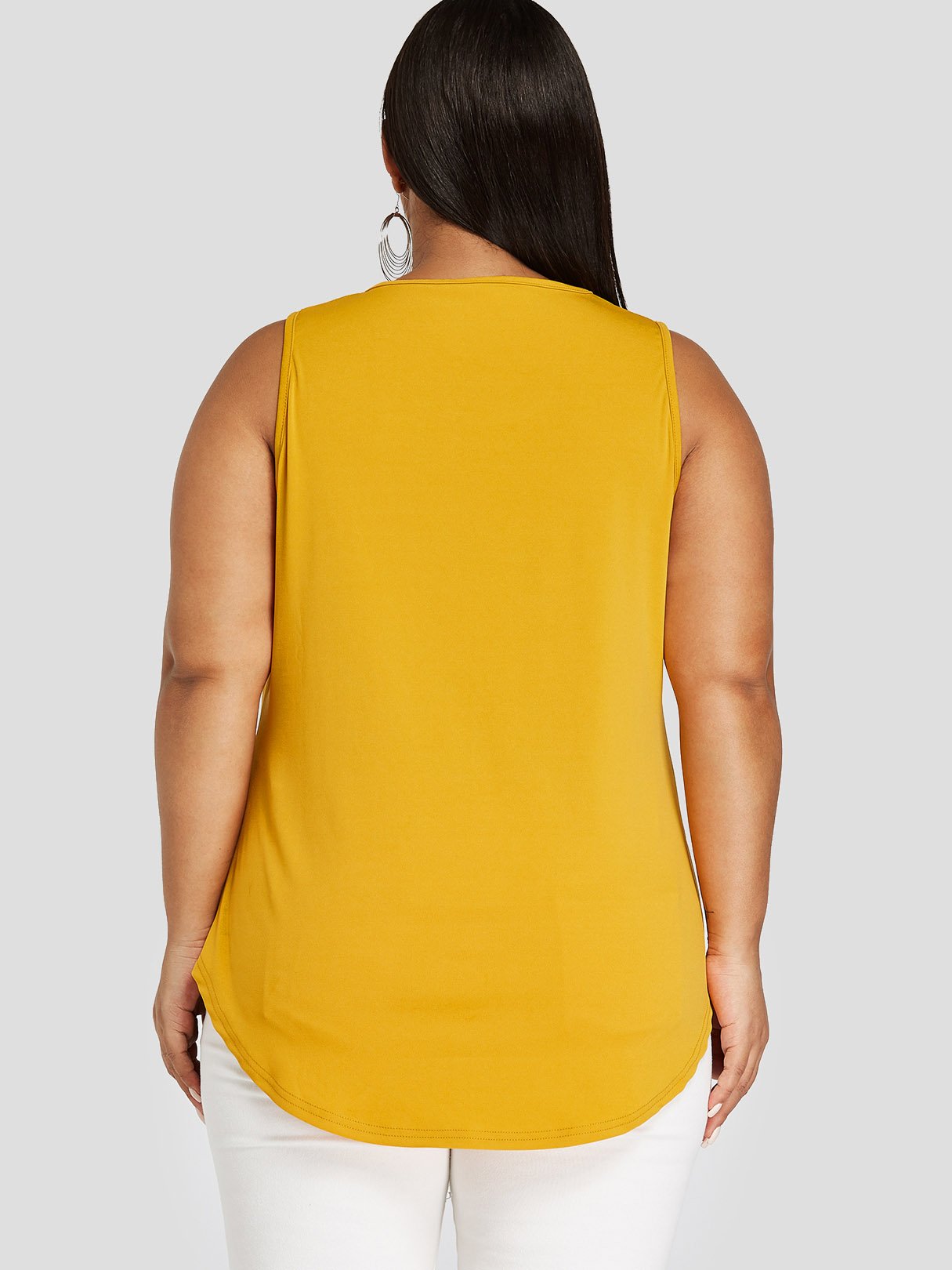 ODM Ladies Sleeveless Plus Size Tops