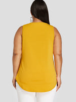 ODM Ladies Sleeveless Plus Size Tops