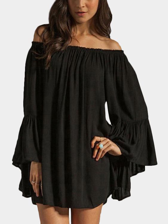 OEM Ladies Black Mini Dresses
