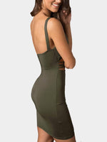 NEW FEELING Womens Green Mini Dresses