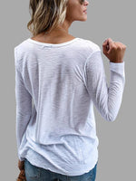 NEW FEELING Womens White T-Shirts