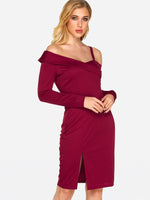 OEM ODM Womens Long Sleeve Sexy Dress
