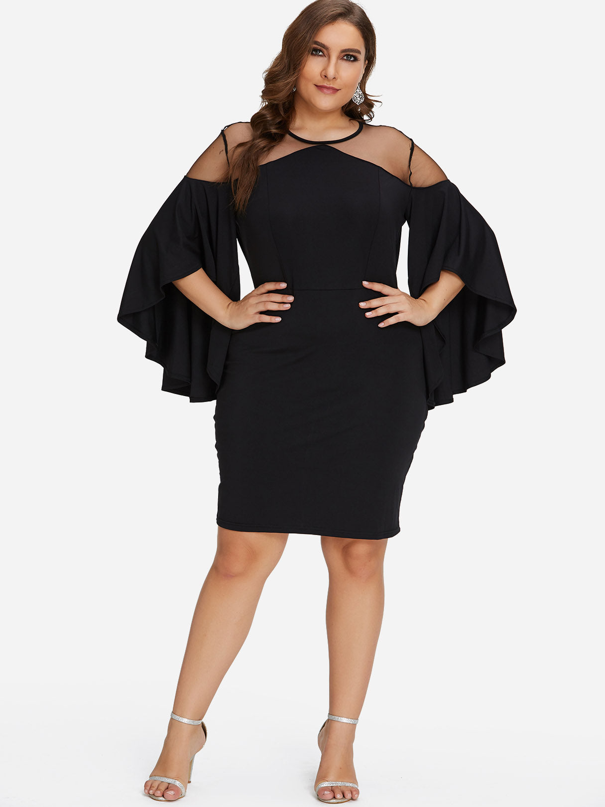 OEM ODM Womens Long Sleeve Plus Size Dress