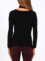 NEW FEELING Womens Black T-Shirts