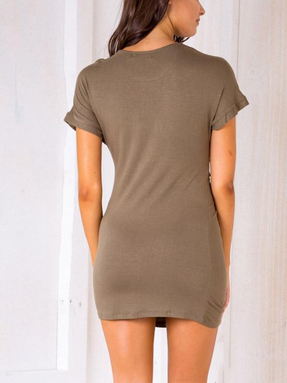 ODM Ladies Short Sleeve Mini Dresses