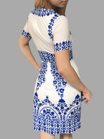NEW FEELING Womens Blue Midi Dresses