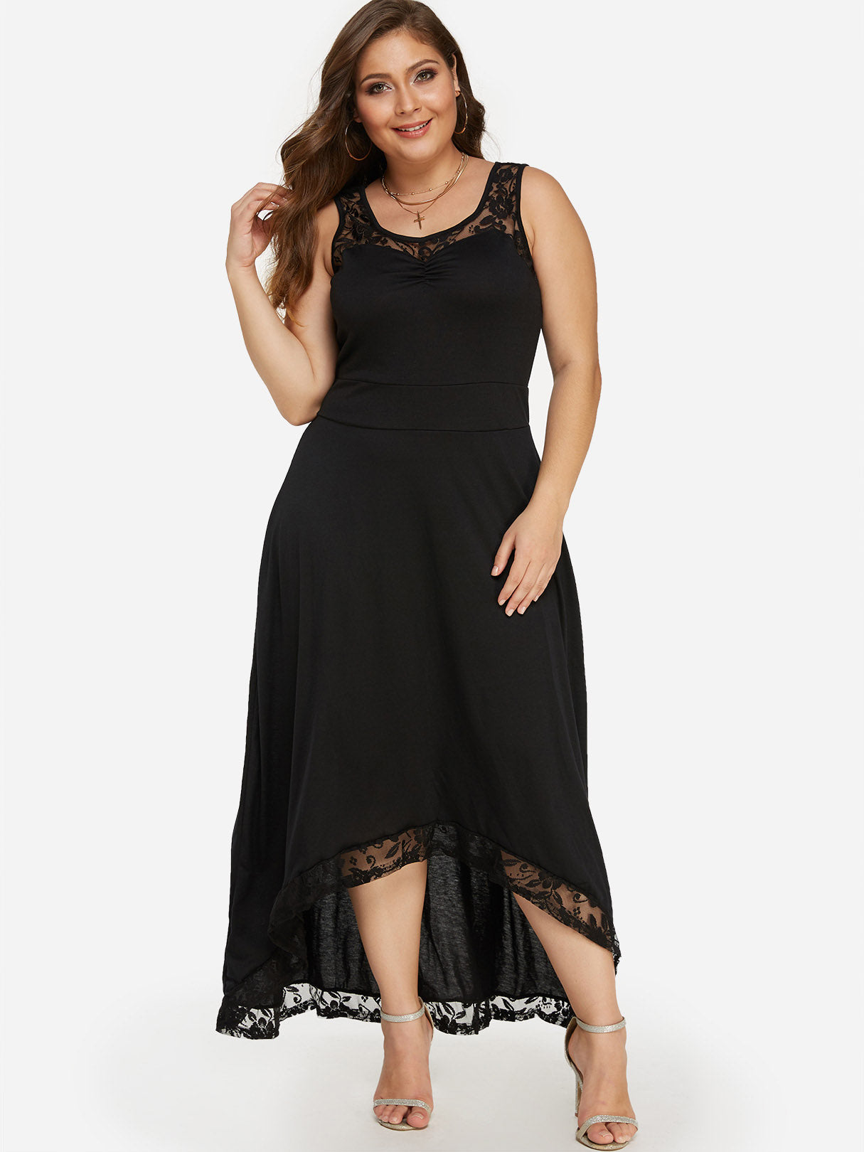 OEM Ladies Black Plus Size Dresses