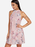 OEM Ladies Pink Mini Dresses