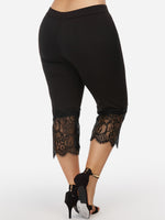 OEM Ladies Black Plus Size Bottoms