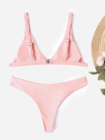 Custom Womens Yellow Bikinis